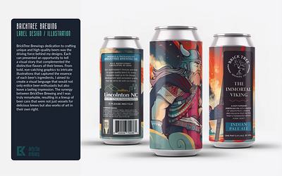 Immortal Viking Label beer beer label can art craft beer design graphic design illustration viking