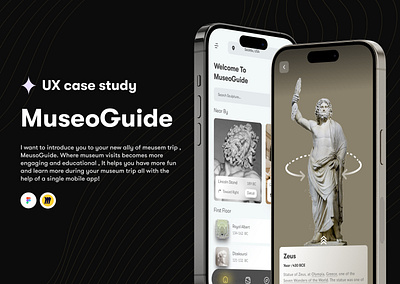 MuseoGuide | UX case study branding case study design museum uiux ux