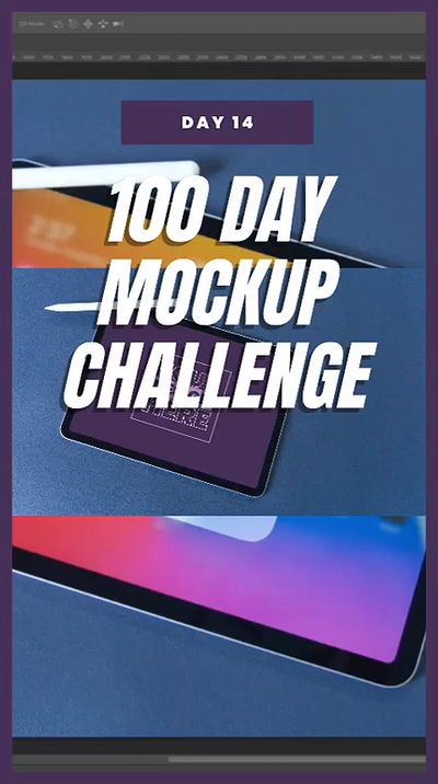 Mockup Challenge Day 14 digital art product mockups