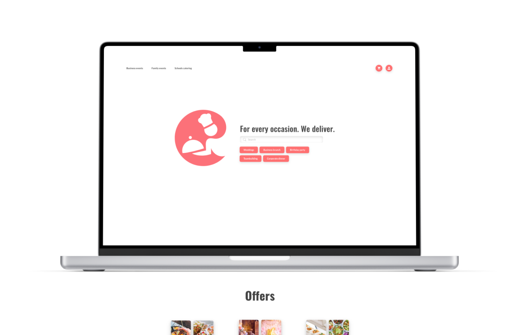Catering Food Delivery ui