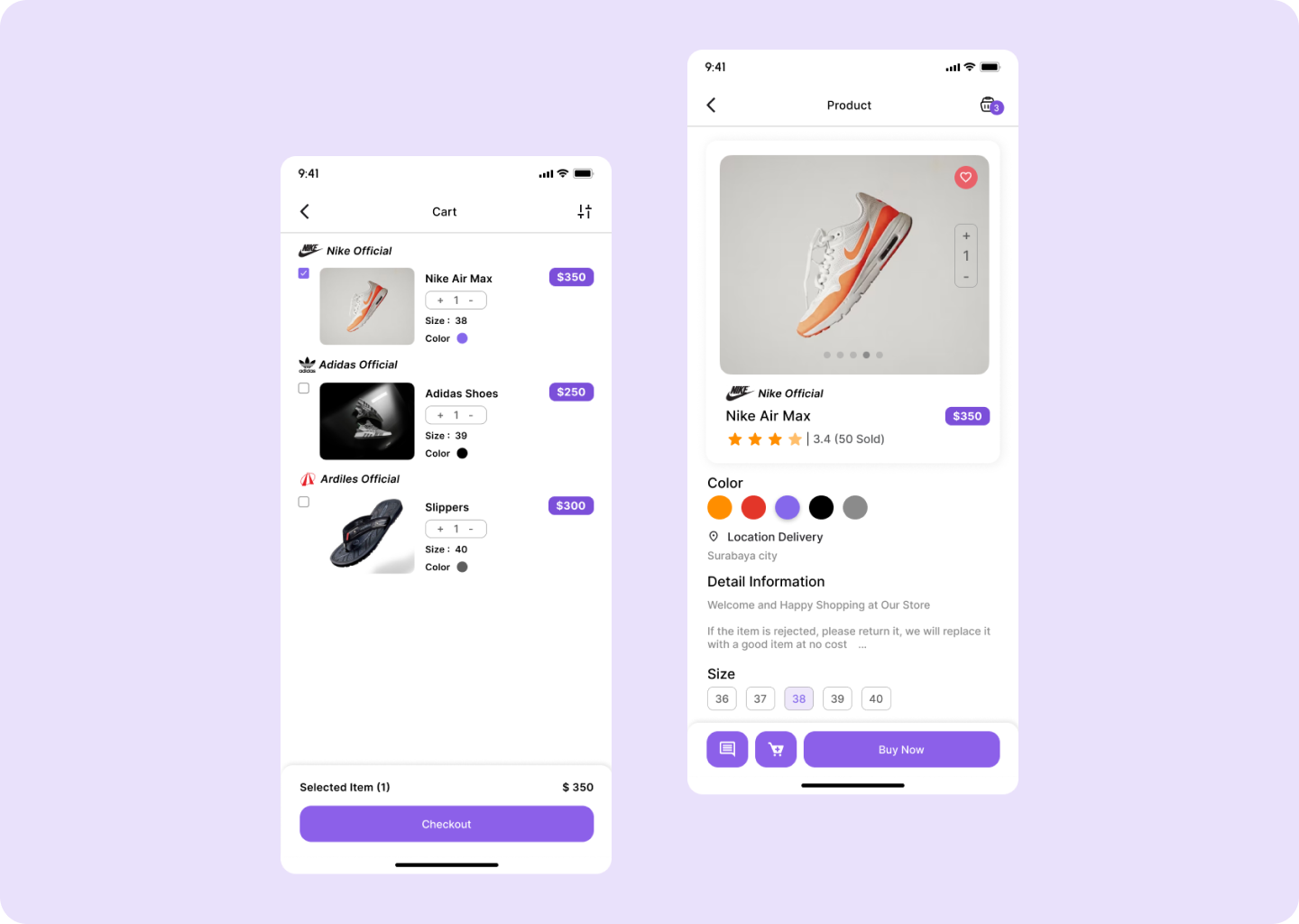 Cart Product UX Design by Citra Mirna on Dribbble