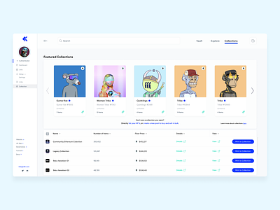 4K Collections graphic design nft ui ux webdesign