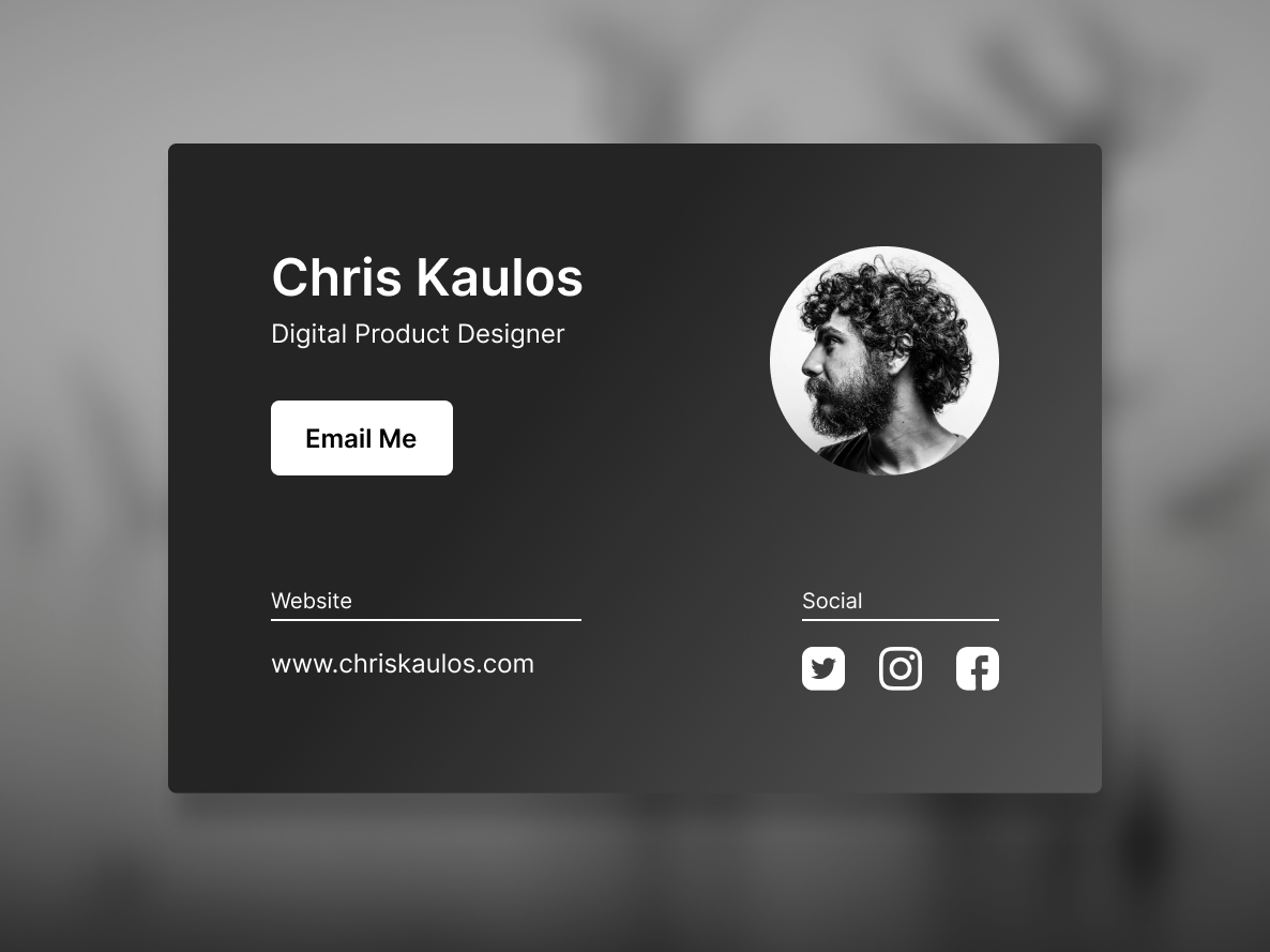 Shiftnudge Contact Card Design by Jaskaran Sondhi on Dribbble