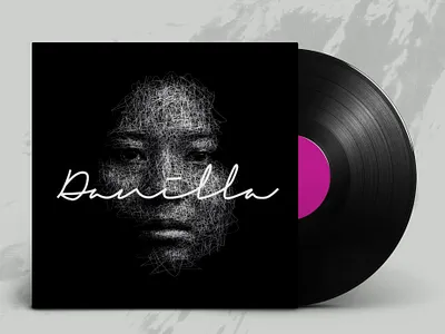 Danilla abstract cover cover design design digital painting illustration music cover music label portrait portrait art scribble scribble art scribbles self portrait song cover