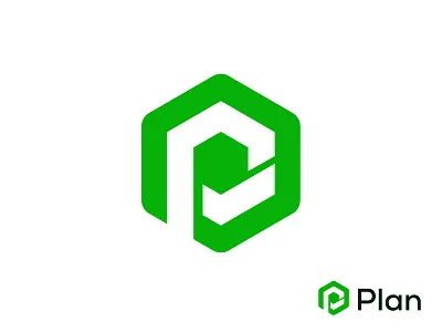 plan, planner mobile app logo abstract branding geometric logo graphic design hexagone logo hxagone logo agency logo design logo mark minimalist logo mobile app logo mobile app logo design p logo plan plan logo planner logo technology