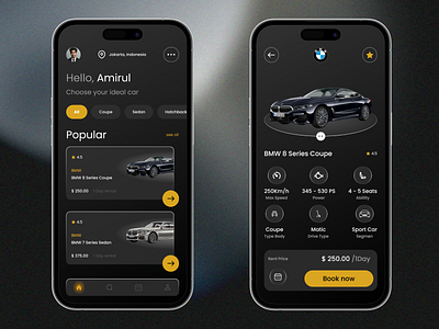 Cruisez - Rent Car Mobile App application apps car mobile mobileapp mobiledesign rent rentcar ui uidesign uiinterface uitrends uiux uiuxdesign