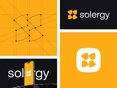 Modern, Solar, Energy, Renewable, Power, Saas, Innovative Logo abstract logo brand identity branding brandmark creative designer energy gradient logo icon innovative letter logo logo design modern logo power renewable saas solar symbol tech