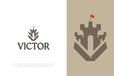 victor logo design. branding creative design graphic design illustration logo logo design logodesign logotype victor
