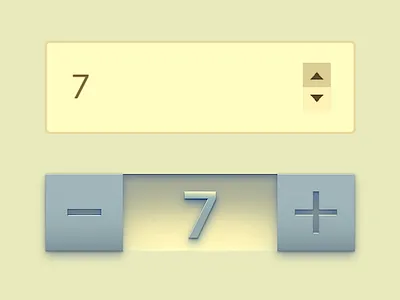 Quantity Buttons buttons ui