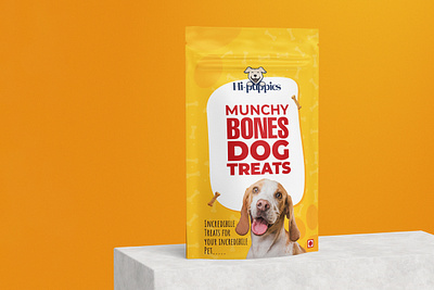 Hi-Puppies | Packaging design branding casestudy design dogs brand dogs treats graphic design illustration logodesign munchy bones munchy sticks packaging design vector