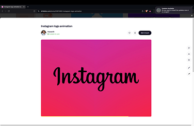 Instagram logo animation animation branding logo motion graphics