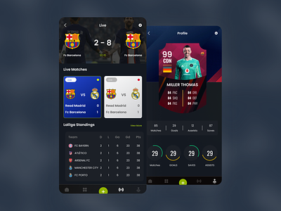 LiveSoccer- Live Football Scoring App app app design app ui design design football app football app design football live score app soccer app soccer app design ui