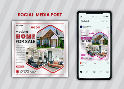 Professional Real-Estate Social Media post design. homeinspiration