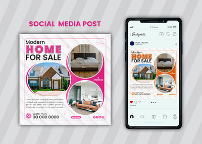 Professional Real-Estate Social Media post design. homeinspiration