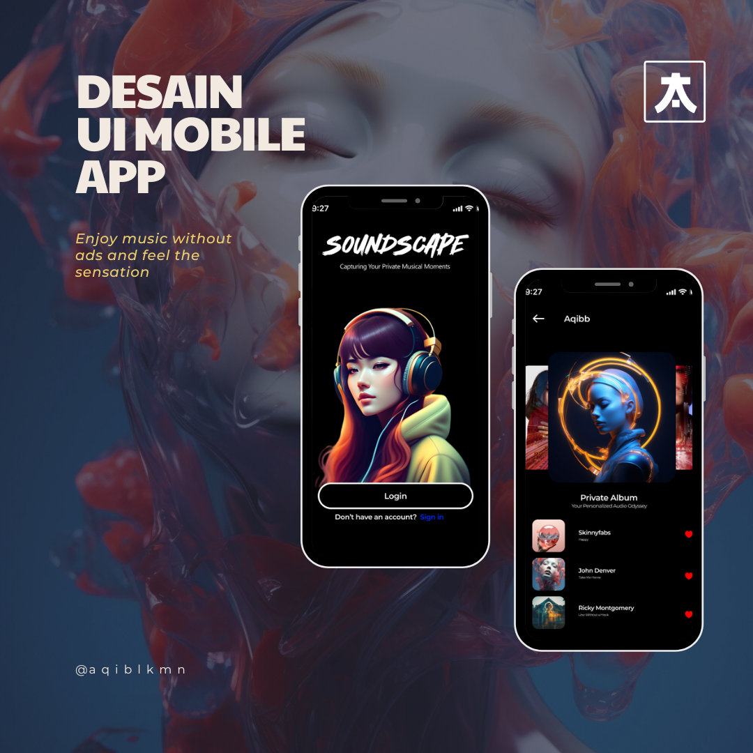 Desain UI For Music App branding graphic design music ui uiux