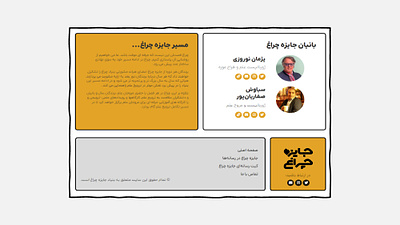 CHERAGH PRIZE WEB DESIGN #4 branding landing page ui web design