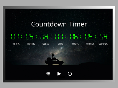 Countdown timer Clock UI Design #dailyUI countdown timer countdowntimer dailyui timer clock ui ui design ux