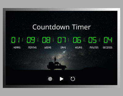 Countdown timer Clock UI Design #dailyUI countdown timer countdowntimer dailyui timer clock ui ui design ux