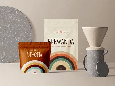 Marula Coffee - Logo & Packaging Design brand identity coffee coffee bag coffee brand coffee label coffee logo coffee packaging logo logo design modern