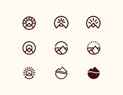 Orocafe Logo Design Options brand brand identity branding coffee coffee design coffee logo logo logo design modern symbols