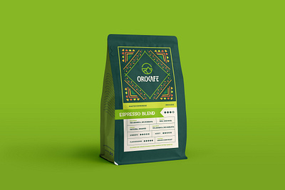 Orocafe - Coffee Pouch Packaging Design 3 abstract african african design brand identity coffee coffee design coffee label coffee logo coffee packaging logo logo design modern