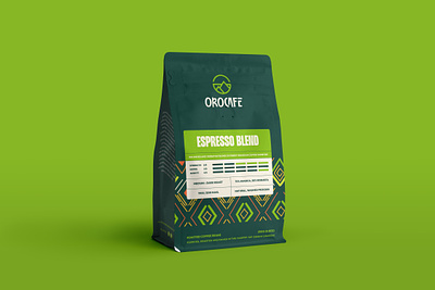 Orocafe - Coffee Pouch Packaging Design african african design coffee coffee bag coffee design coffee label coffee packaging coffee pouch logo logo design packaging packaging design