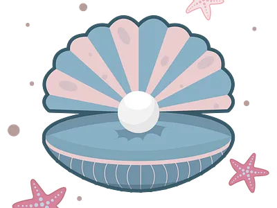 Sea Shell 2d adobe illustrator blue branding character cute character illustration kids book design logo pattern design pink sea art collection sea shell seamless pattern shell vector vector art vector character vector design vector illustration