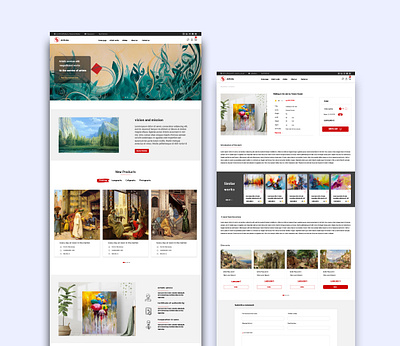 Artista design graphic design ui ux web design