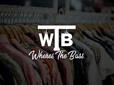 Wheres The Bass apparel apparel logo branding clothe logo clothes creative creative logo custom design fashion logo logo logo design men clothe logo men fashion w b logo w logo w t b women fashion logo womens clothes wtb logo