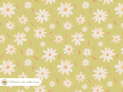 Spring daisies surface pattern design fabric pattern floral pattern flower seamless pattern illustration pattern seamless pattern spring design spring flowers spring wallpaper summer surface design surface pattern textile design
