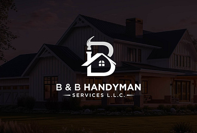 B & B Handyman Services LLC b and home b creative logo b home logo b house b house logo b logo b modern logo b real estate b repair logo b service logo b unique logo bb logo bb repair logo construction creative creative logo custom logo logo design real estate logo