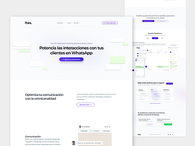Poin.lat - Intuitive and easy-to-use CRM's website design ui ux web