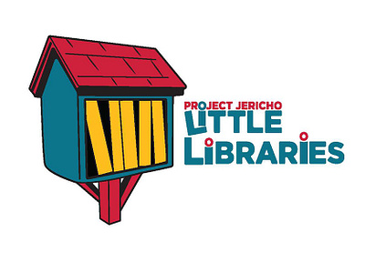 Project Jericho - Little Libraries Logo and Illustration branding design graphic design illus illustration logo typography vector