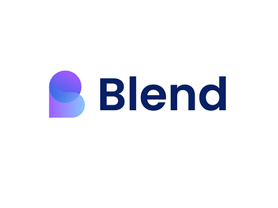 Blend agency b blend brand business circle creator digital letter lettermark logo management marketing