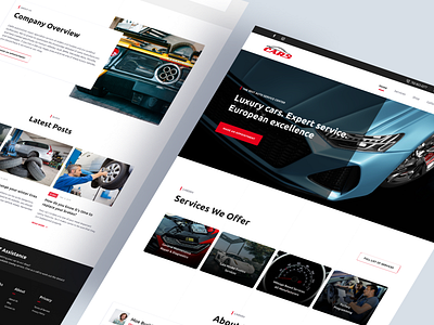 CarsNV - Luxury Car Service bespoke cars design service ui ux webdesign website