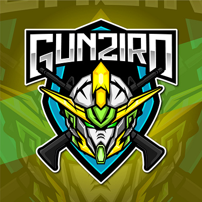 Logo Design for "Gunziro" brand identity branding cartoon cartoon logo design logo esports gaming gaming logo graphic design illustration logo logo design mascot mascot logo mascot logo design vector