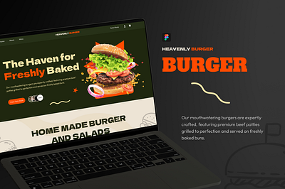 Fast Food Shop Landing page UI Design | Burger fast food landing page fast food online shop fast food shop fast food store website fast food website ui figma landing page landing page design landing page ui restaurant landing page restaurant website ui design ui ux website design website ui