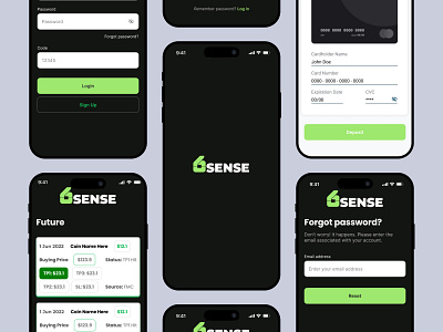 "UI/UX Design for 6Sense Coin Purchase App"
