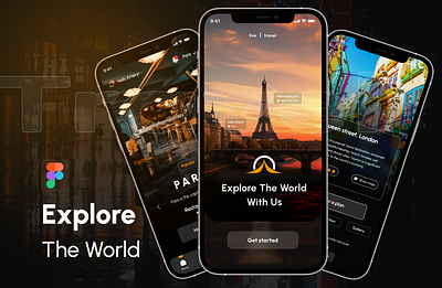 Travel With Reality Mobile App UI Design adventure app adventure mobile app app design app ui app ui design booking app figma mobile app mobile app design mobile app ui tourism app ui travel app travel app ui travel app ui design travel booking travel mobile app traveling app ui ui ux ux