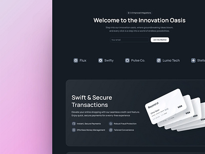 SaaS landing page concept UI - Beyond UI beyond ui design system features figma free ui kit hero hero section homepage homepage ui landing page landing page ui landing ui modern design ui ui design website website design website ui