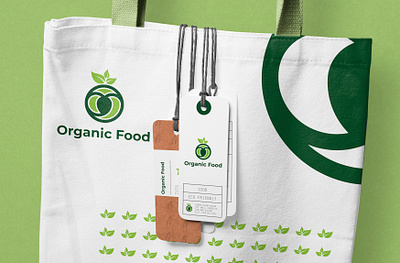 Organic food logo. branding, brand identity design branding branding design design eco food logo green food green label healthy icon illustration leaf logo logo design logotype natural organic organic food logo organic label organic product shopping