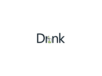 Drink wordmark Logo ! best logo branding drink drink logo drink wordmark logo graphic design logo logo idea logo mark logofulio motion graphics unique logo wordmark logo