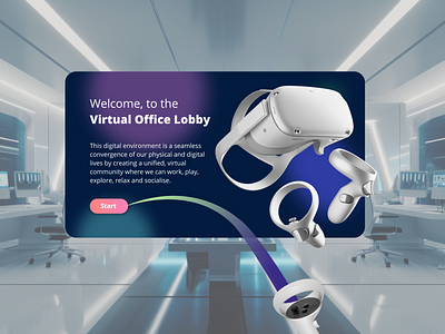 Onboarding into Virtual Office immersive immersive experience meta meta quest navigation oculus office onboarding spatial ui ui ux virtual interface virtual office virtual reality vr vr ux vrtraining