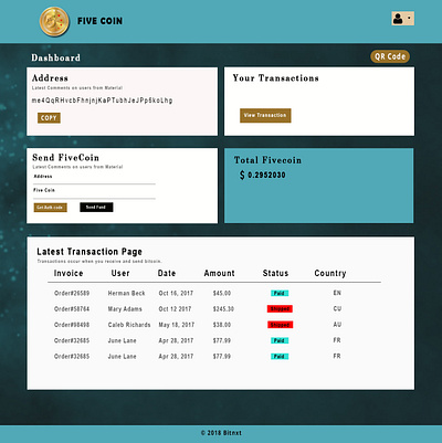 Five Coin graphic design ui ux