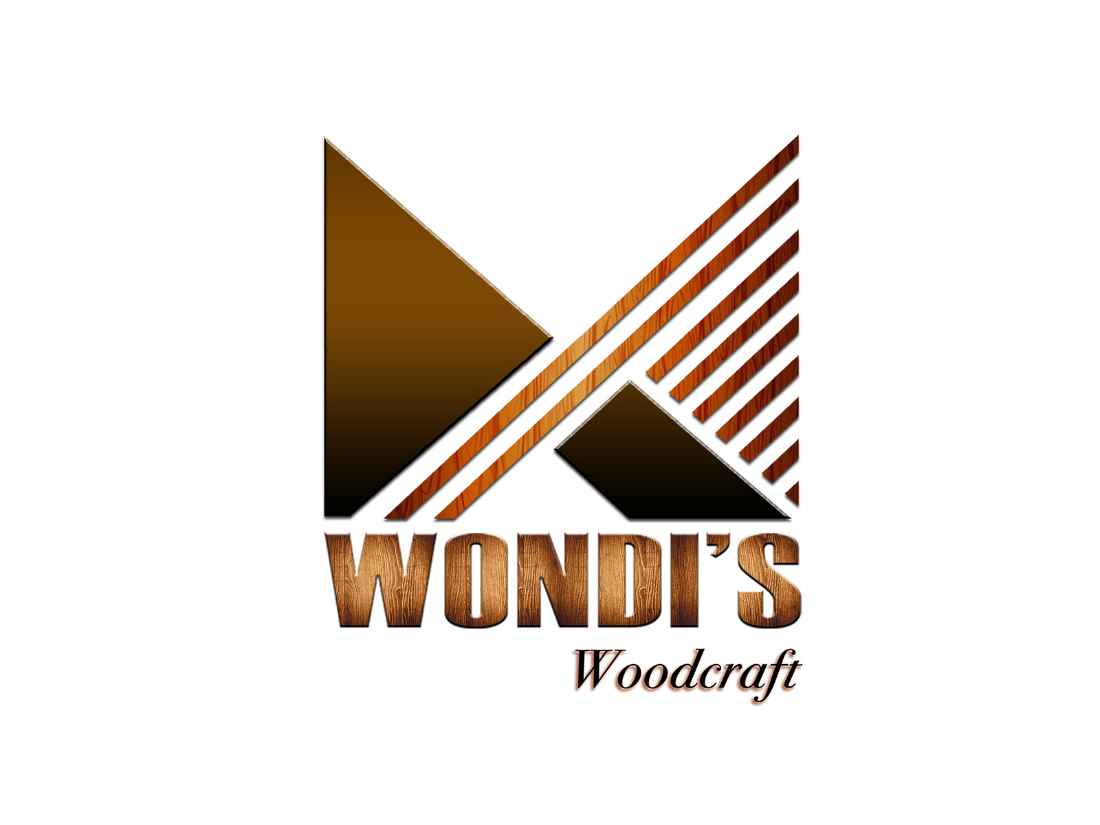 Wondi's Woodcraft Logo and Brand Identity Design by Kuri Graphics on