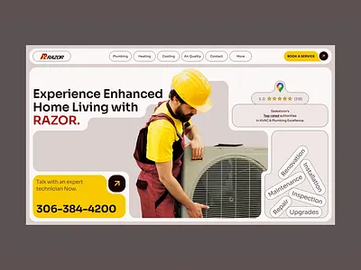 Modern Plumbing & HVAC Website 2024 best hvac websites branding heating and cooling website home services website hvac hvac branding hvac company website hvac web design hvac web design agency hvac web design company hvac web design idea hvac website modern hvac website plumber website plumbing web design plumbing website rootover rootover agency web design