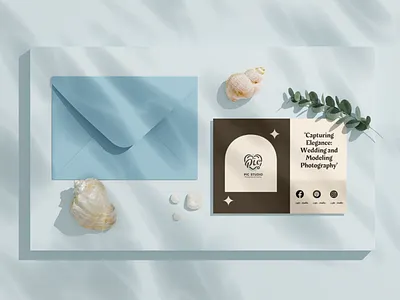 Wedding and Modeling Photography Busines card design branding graphic design logo loveandstyle