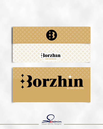 BORZHIN ZAR LOGO branding graphic design logo