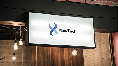 NexTech brand brand identity branding company design graphic design graphic designer graphicdesign illustration logo logo design photoshop