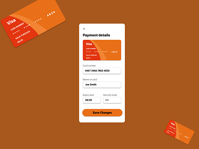 Daily UI Challenge #002 - Credit Card Checkout daily ui graphic design interface ui